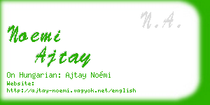 noemi ajtay business card